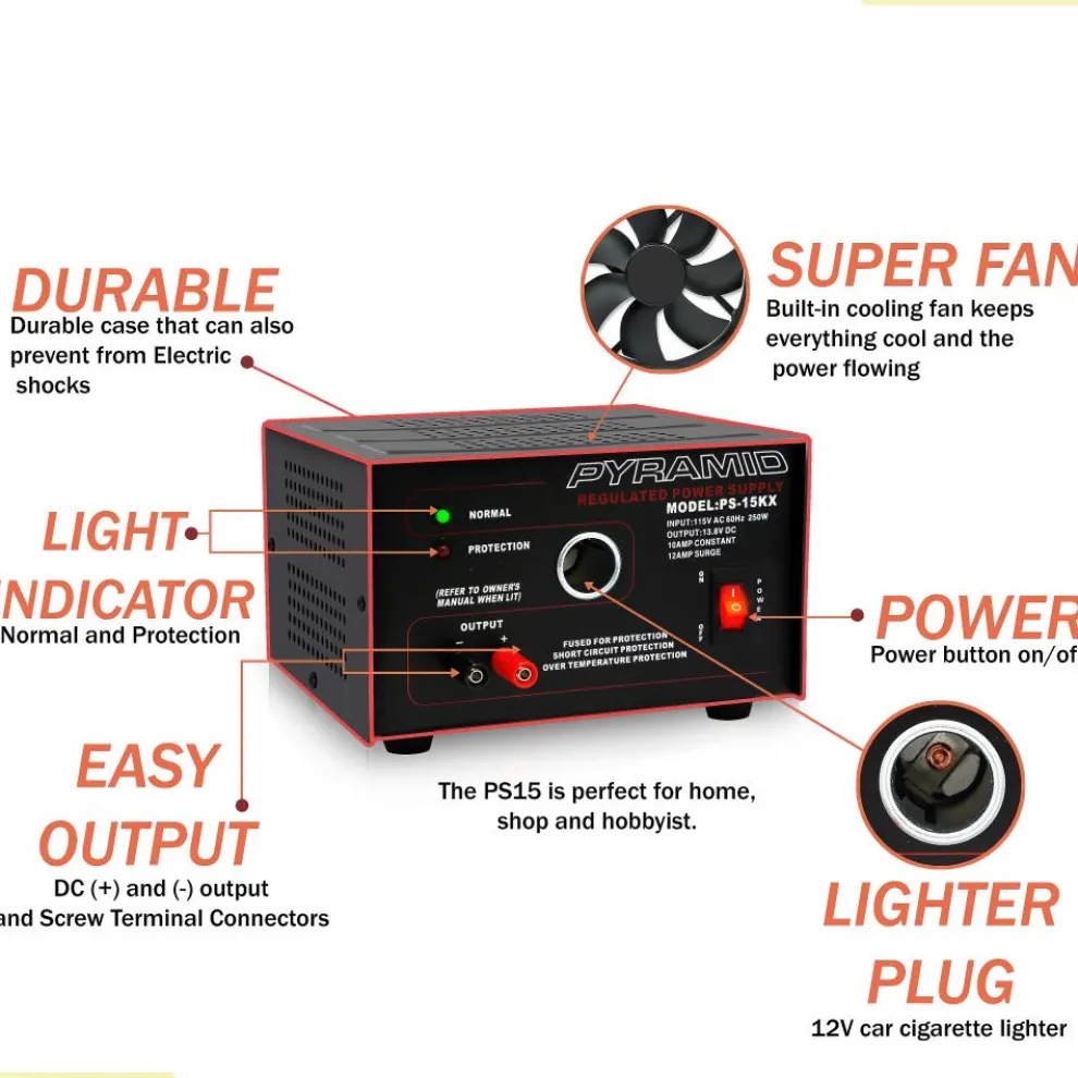 10 Amp Hobbyist Bench Power Supply