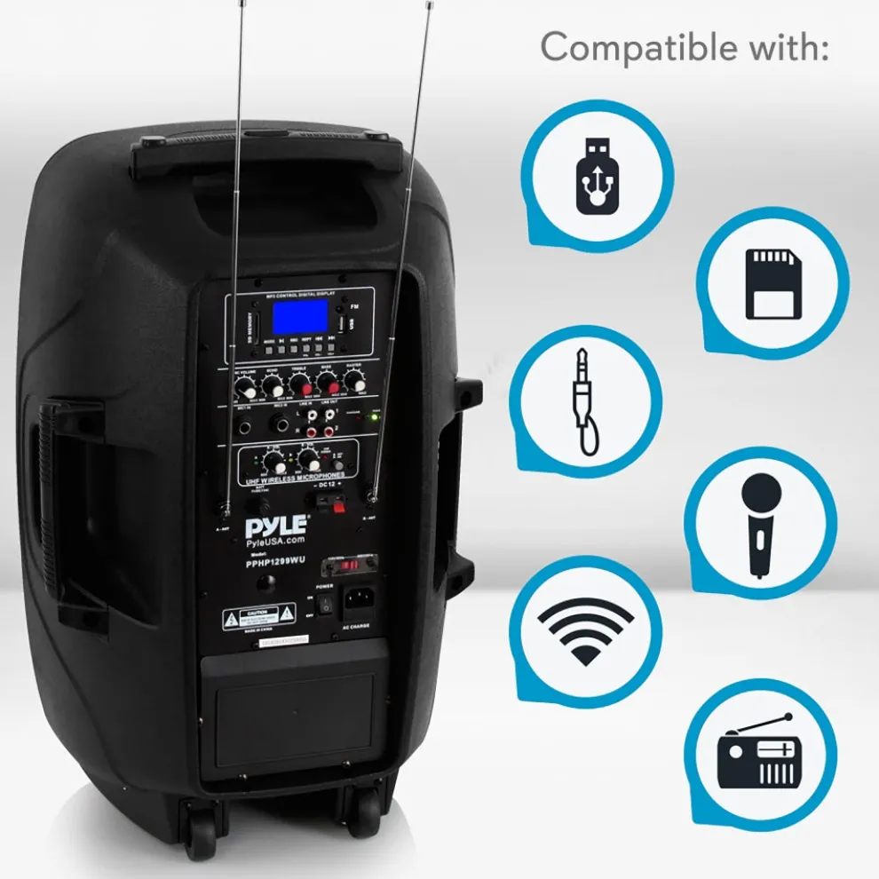12’’ Bluetooth Pa Speaker & Mic System