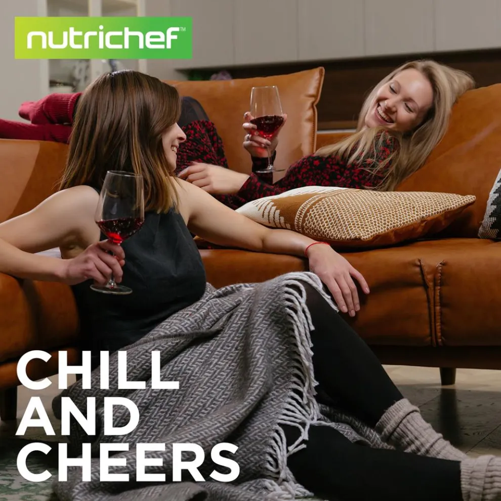 18 Bottle Wine Fridge, Dual Zone, Adjustable Temp, Quiet Operation