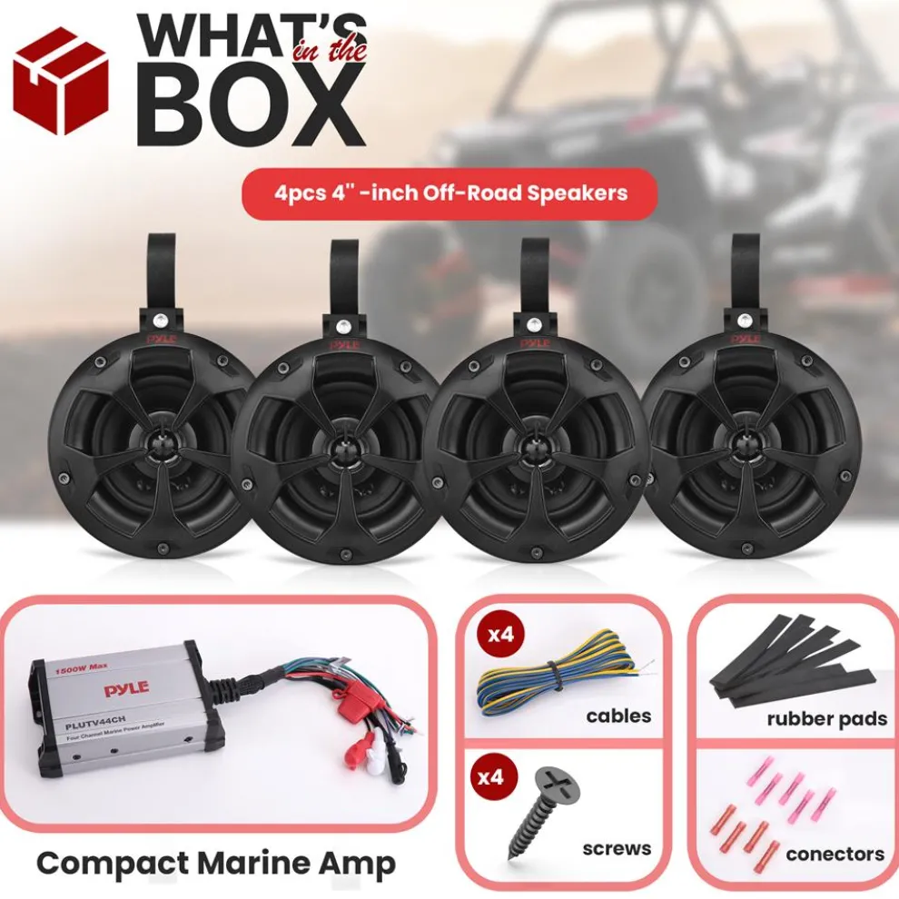 4 Ch. Marine Power Amplifier