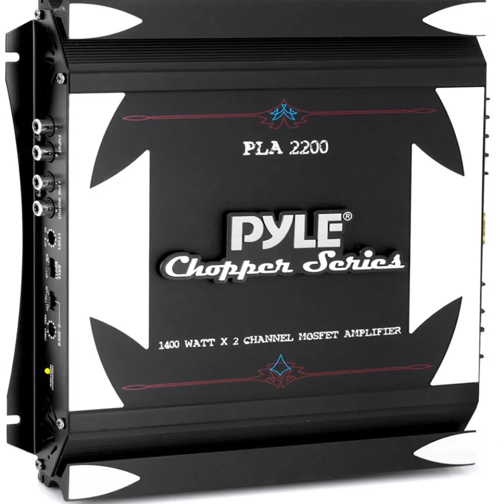 2 Channel Car Amplifier 1400W High Power MOSFET Audio Sound