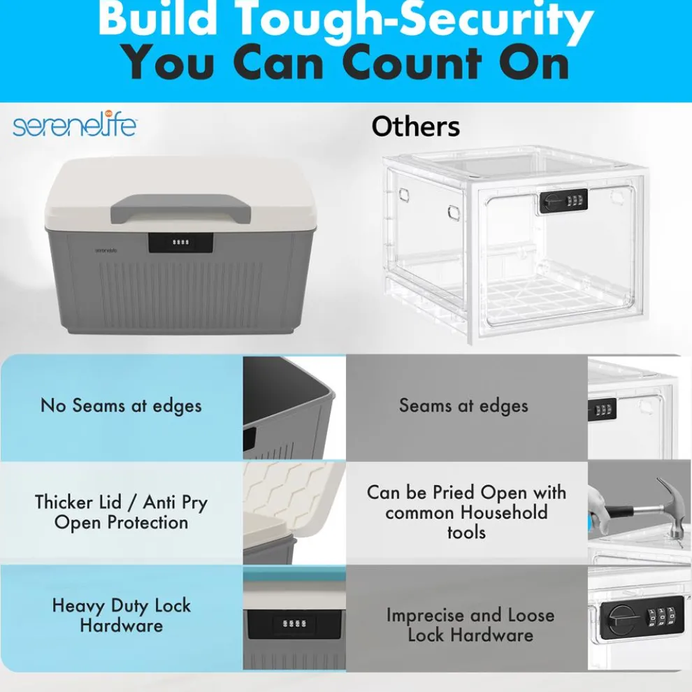 8.5 Gallon Locking Storage Bin