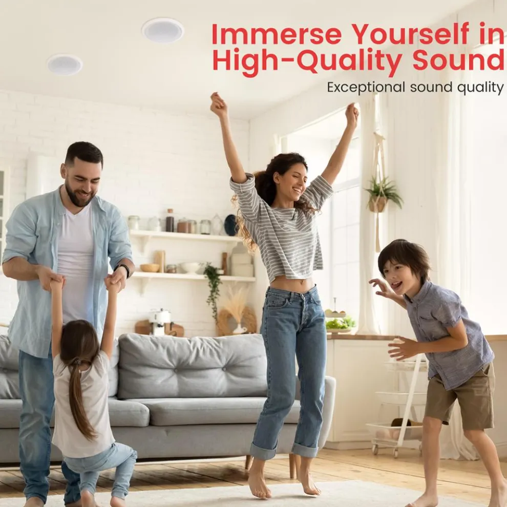 8'' Home In-Wall / Ceiling Speakers