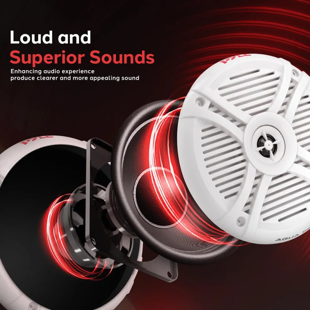 7.7 Inch Component Marine Speakers