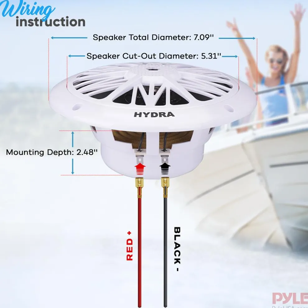 6.5 Inch Marine Component Speakers