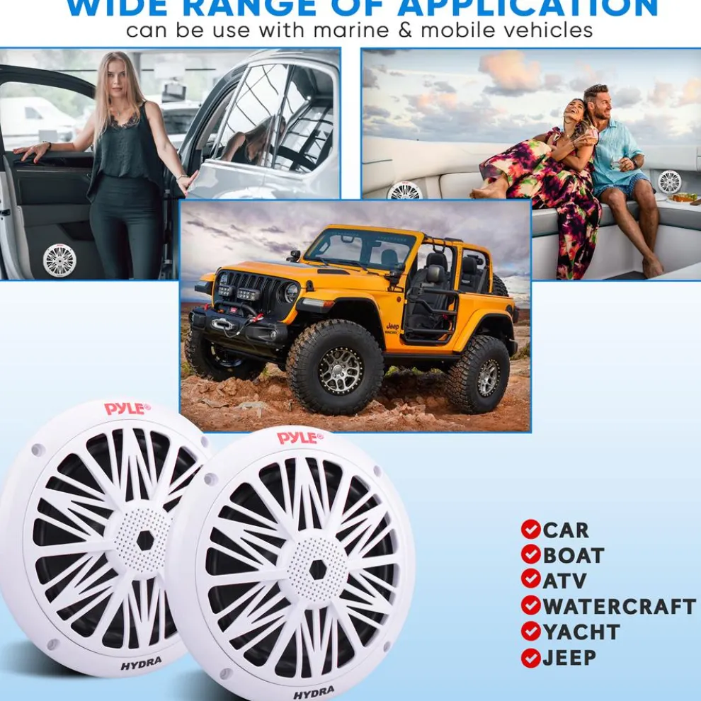 6.5 Inch Marine Component Speakers