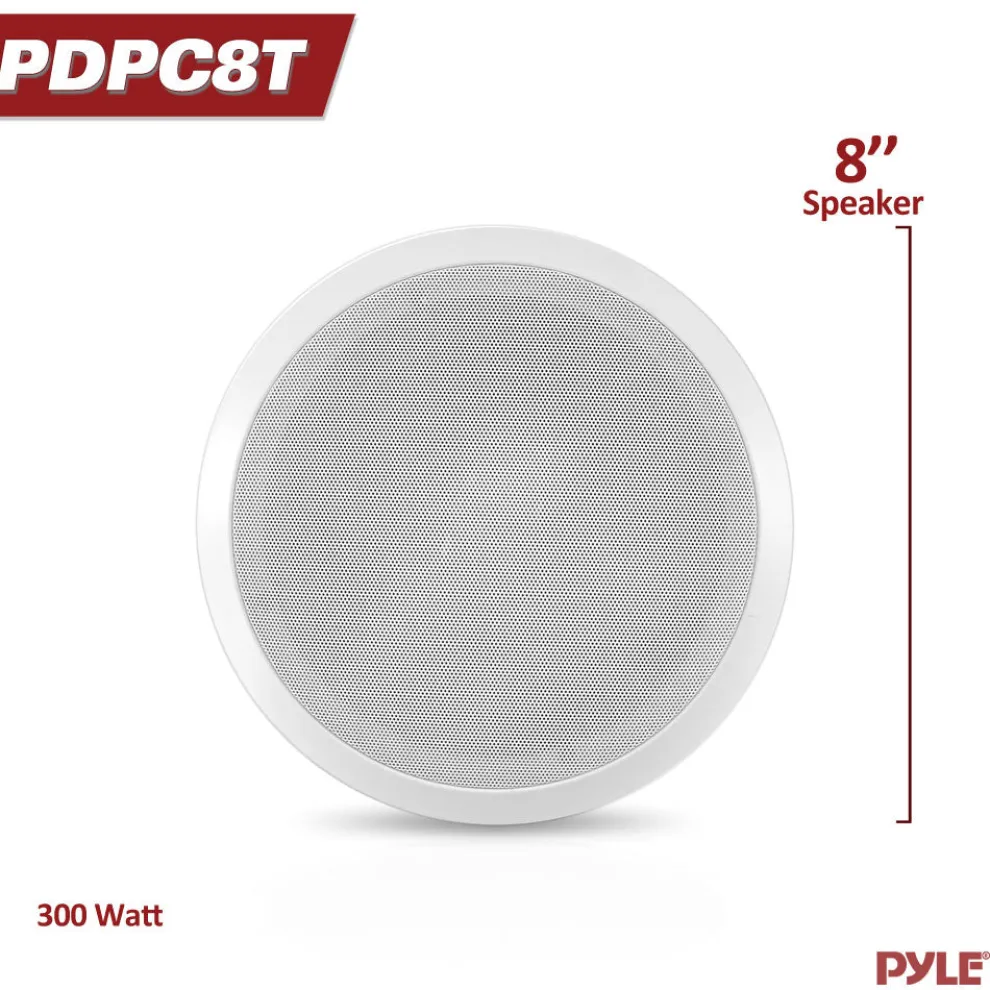 8.0'' In-Wall / Ceiling Speaker, 70V