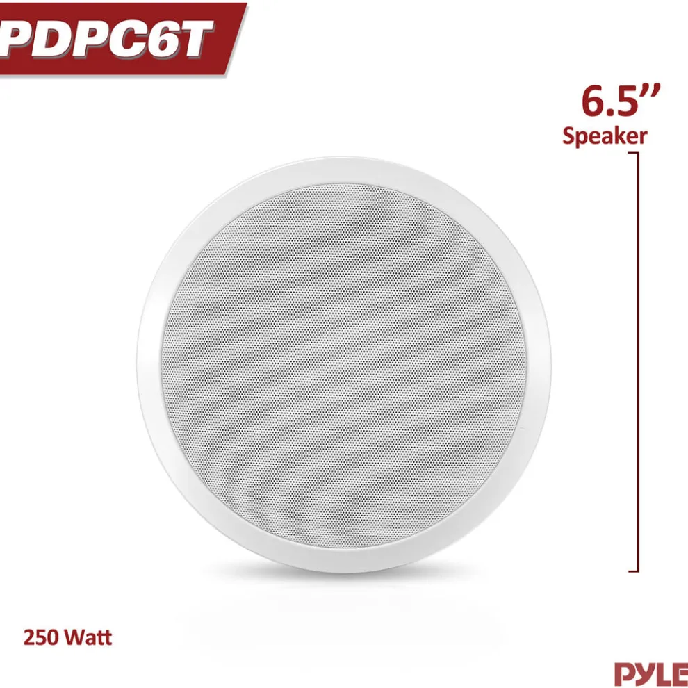 6.5'' In-Wall / Ceiling Speaker, 70V