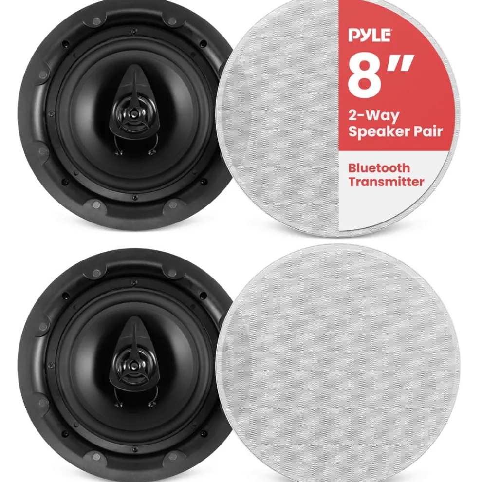 8‚Äô‚Äô In-Wall/In-Ceiling 2-Way Speakers