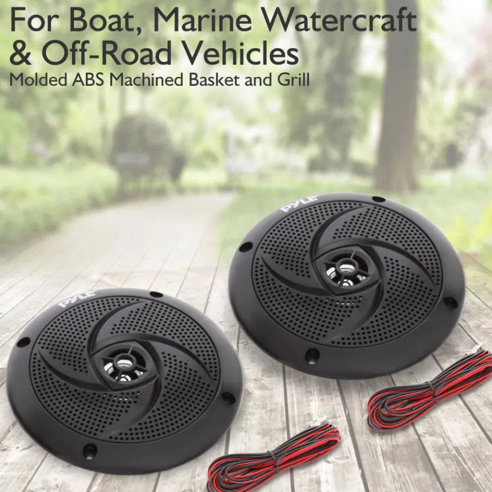 4'' Low-Profile Marine Grade Speakers