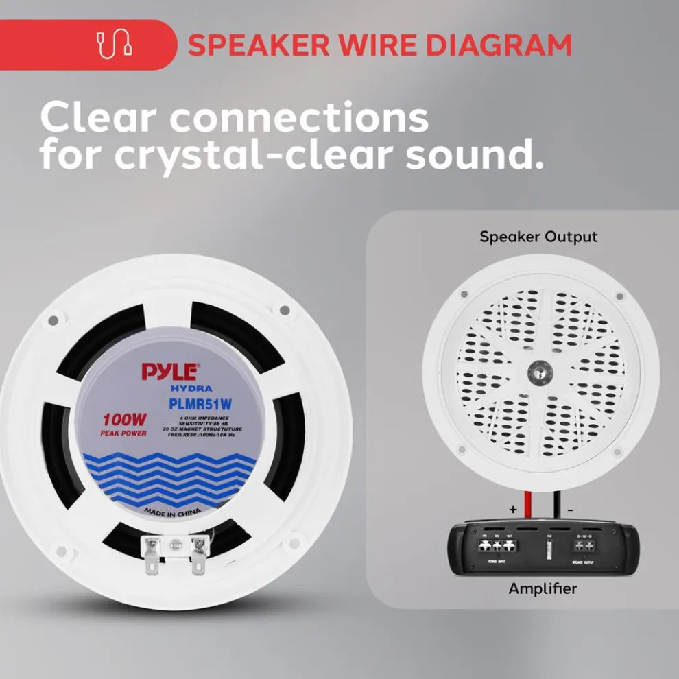 5.25'' Marine Component Speakers