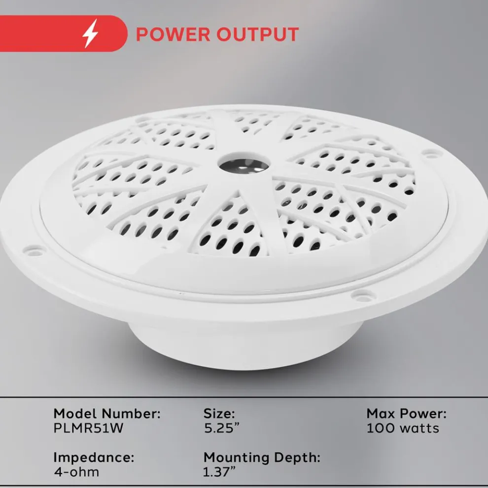 5.25'' Marine Component Speakers