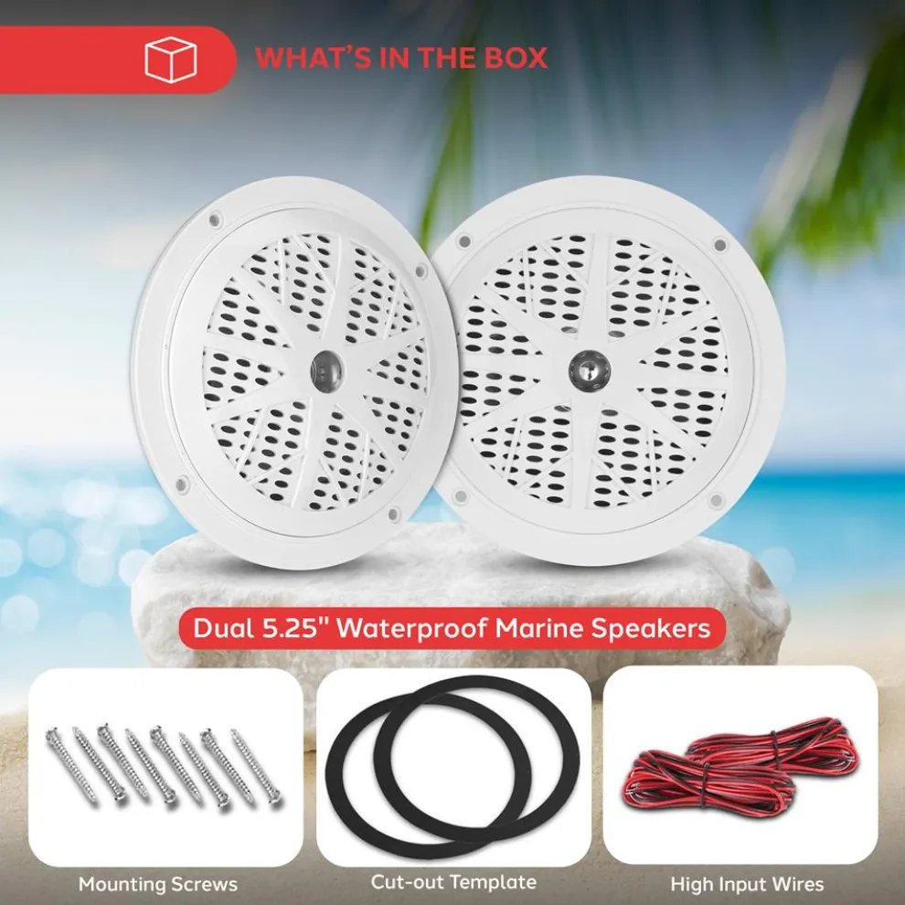 5.25'' Marine Component Speakers