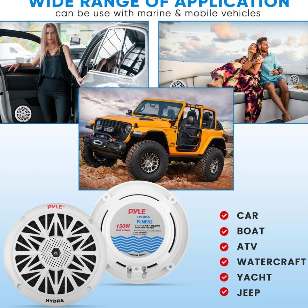 5.25'' Marine Component Speakers