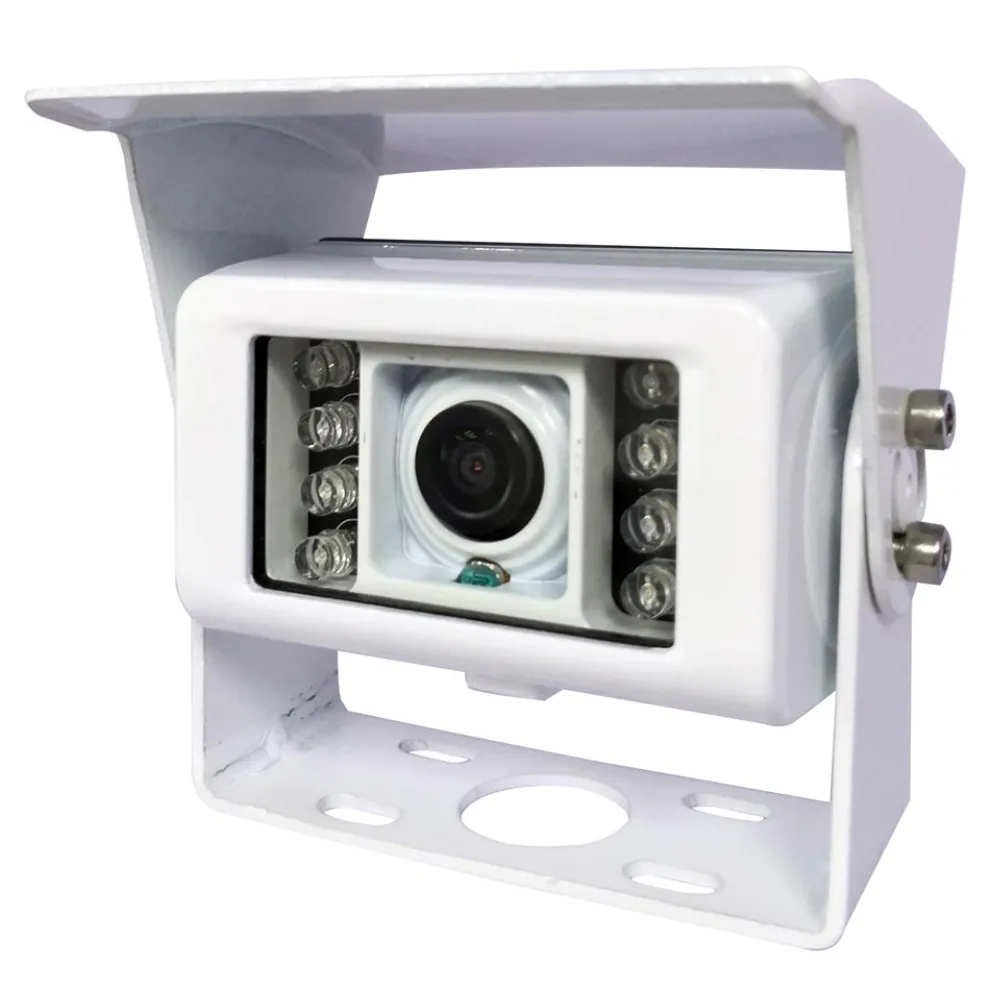 7" Marine Rear View Camera, Water Resistant, IR Night Vision, White