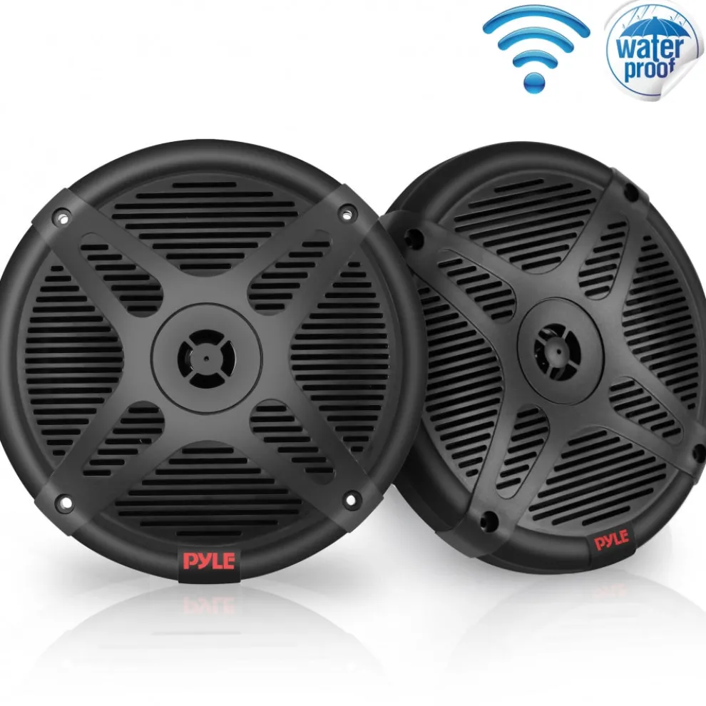 6.5" Marine Speakers Waterproof Bluetooth 600W Coaxial Audio System