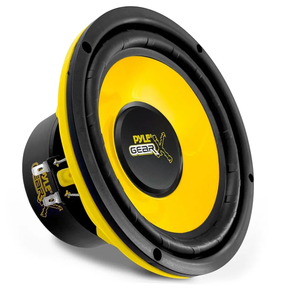 6.5" Mid Bass Woofer 300W Peak Power 4 Ohm Yellow Cone