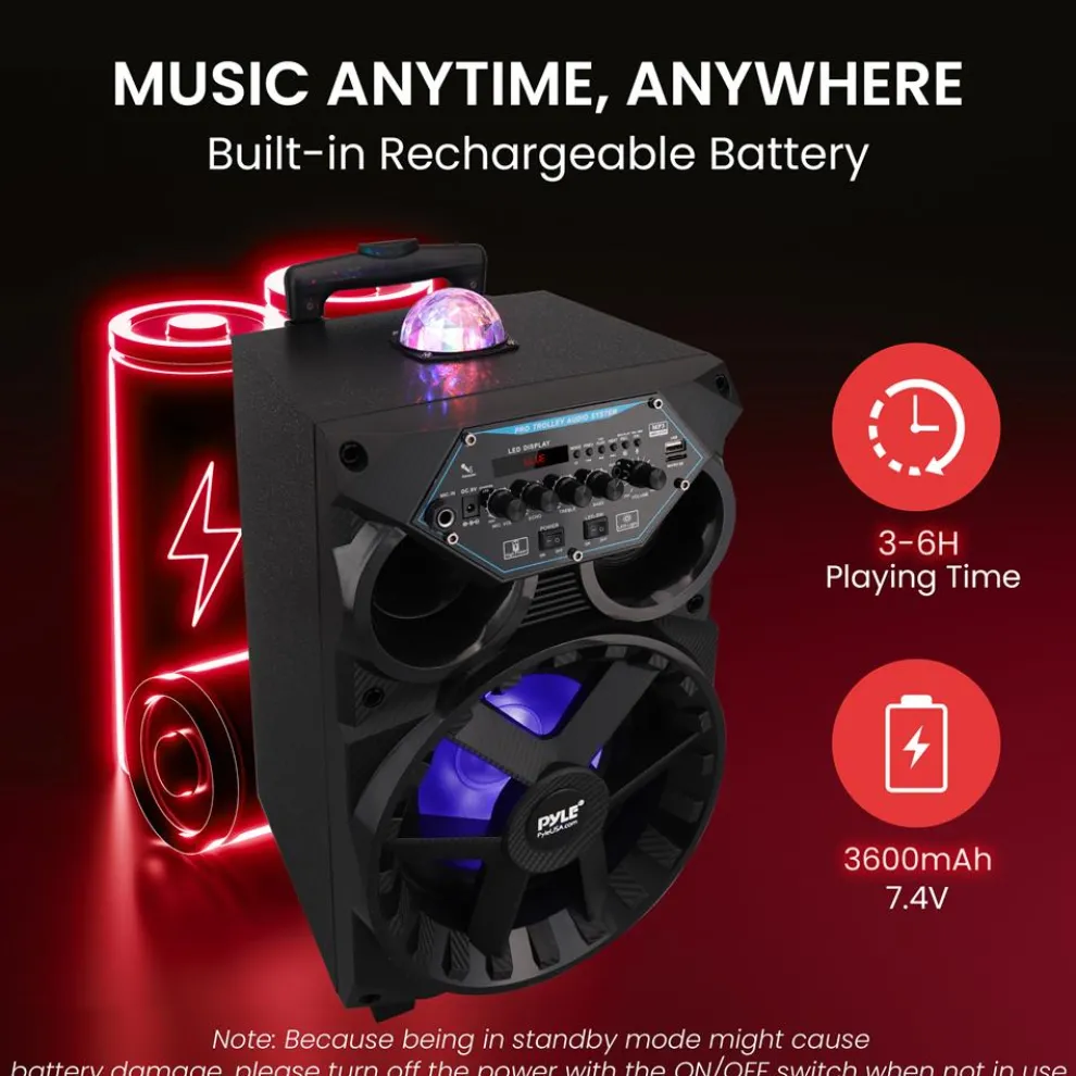 8” Portable Pa Speaker