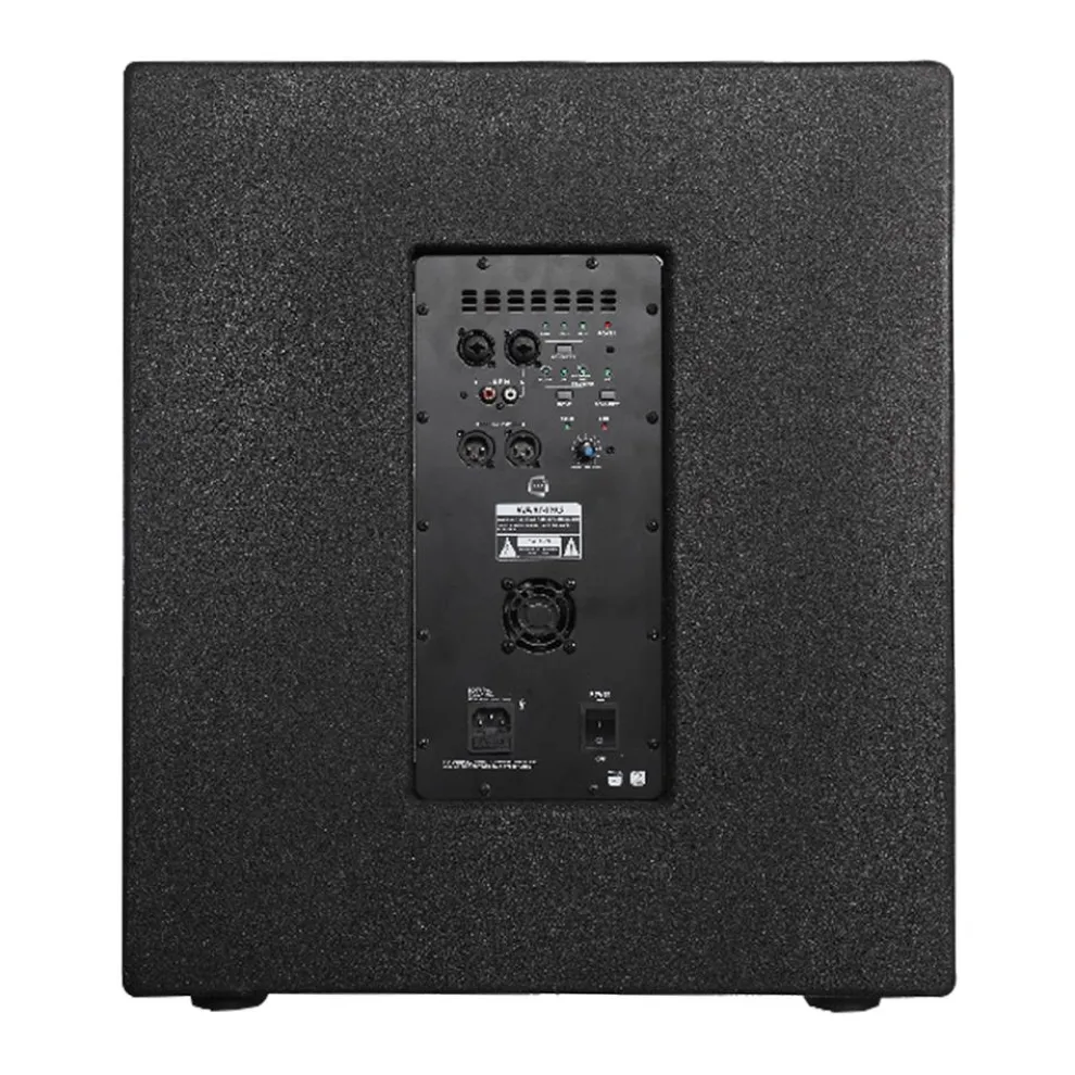 15" 3000W Subwoofer Speaker - Loud Bass, DSP, Wooden Enclosure