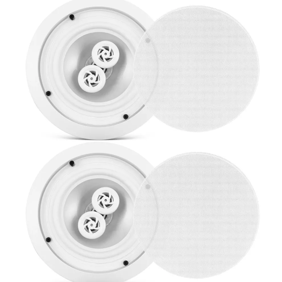 6.5" 300W Waterproof Ceiling Speaker, Marine Grade, Weather Resistant