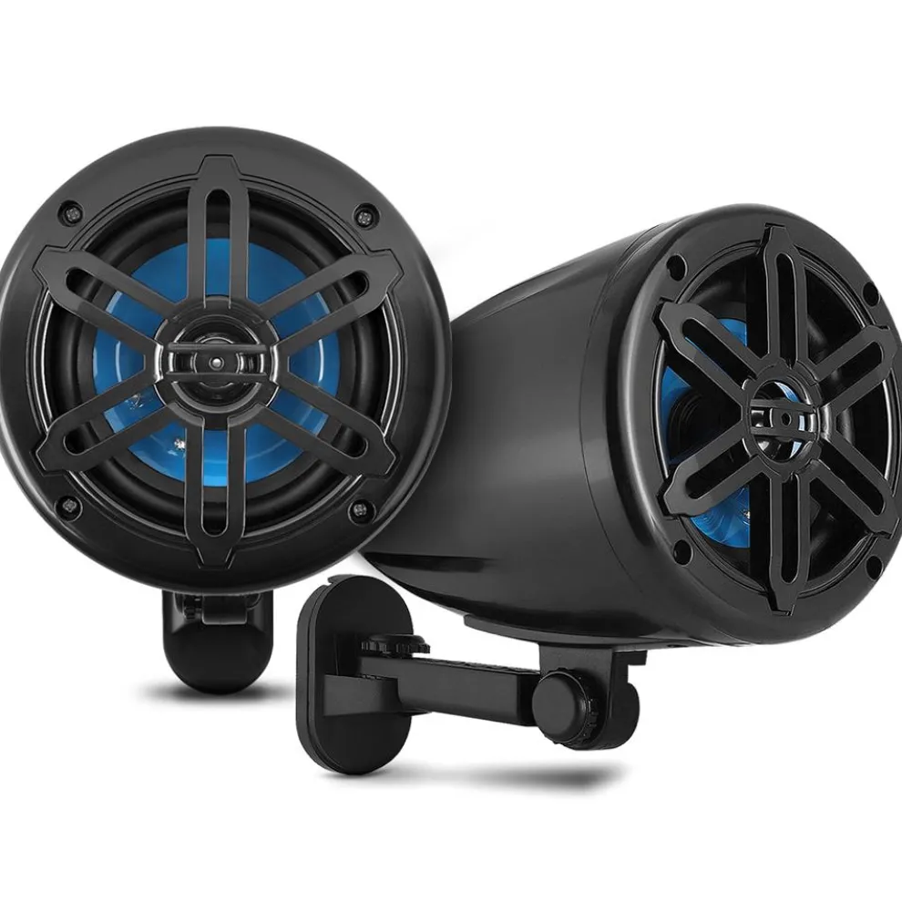 5.25" Waterproof Off-Road Speakers 180W 2-Way Marine System w/ Bracket