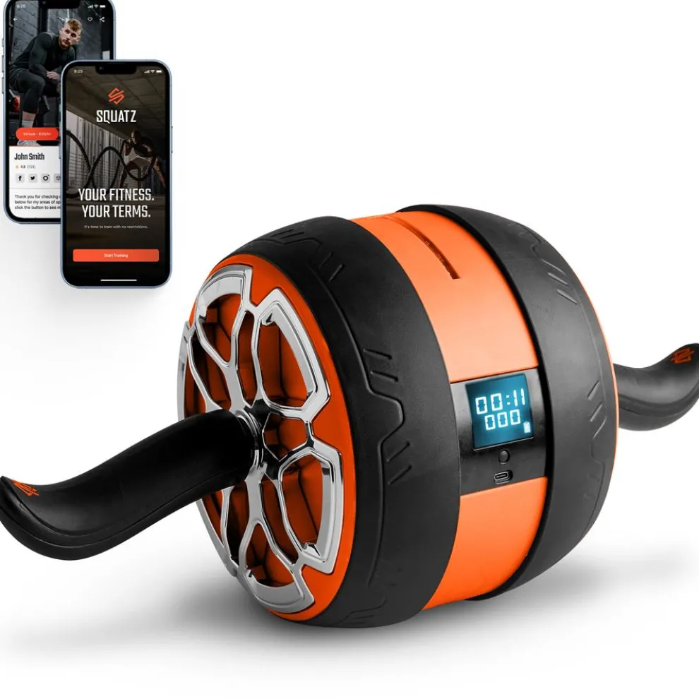 Ab Roller Wheel for Core Strength, Ultra-Wide Non-Slip Rubber Wheel