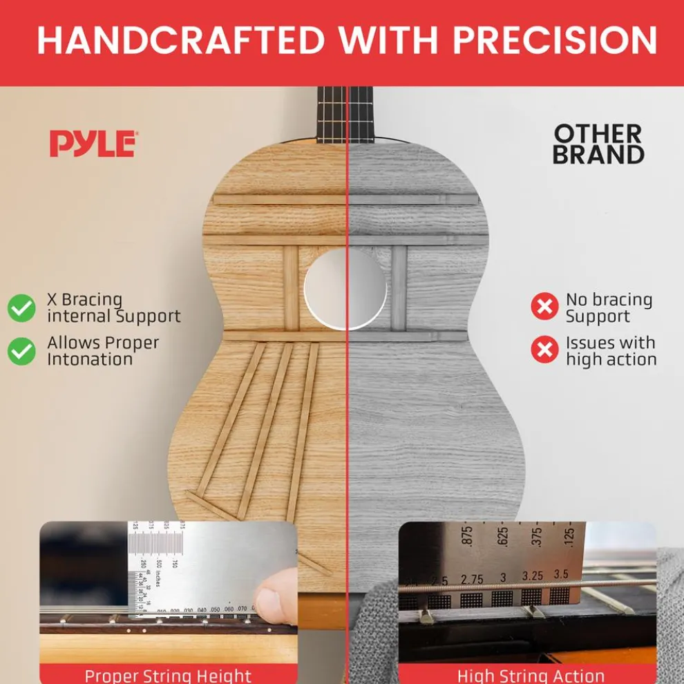 Acoustic Guitar Kit, Beginner-Friendly, 30