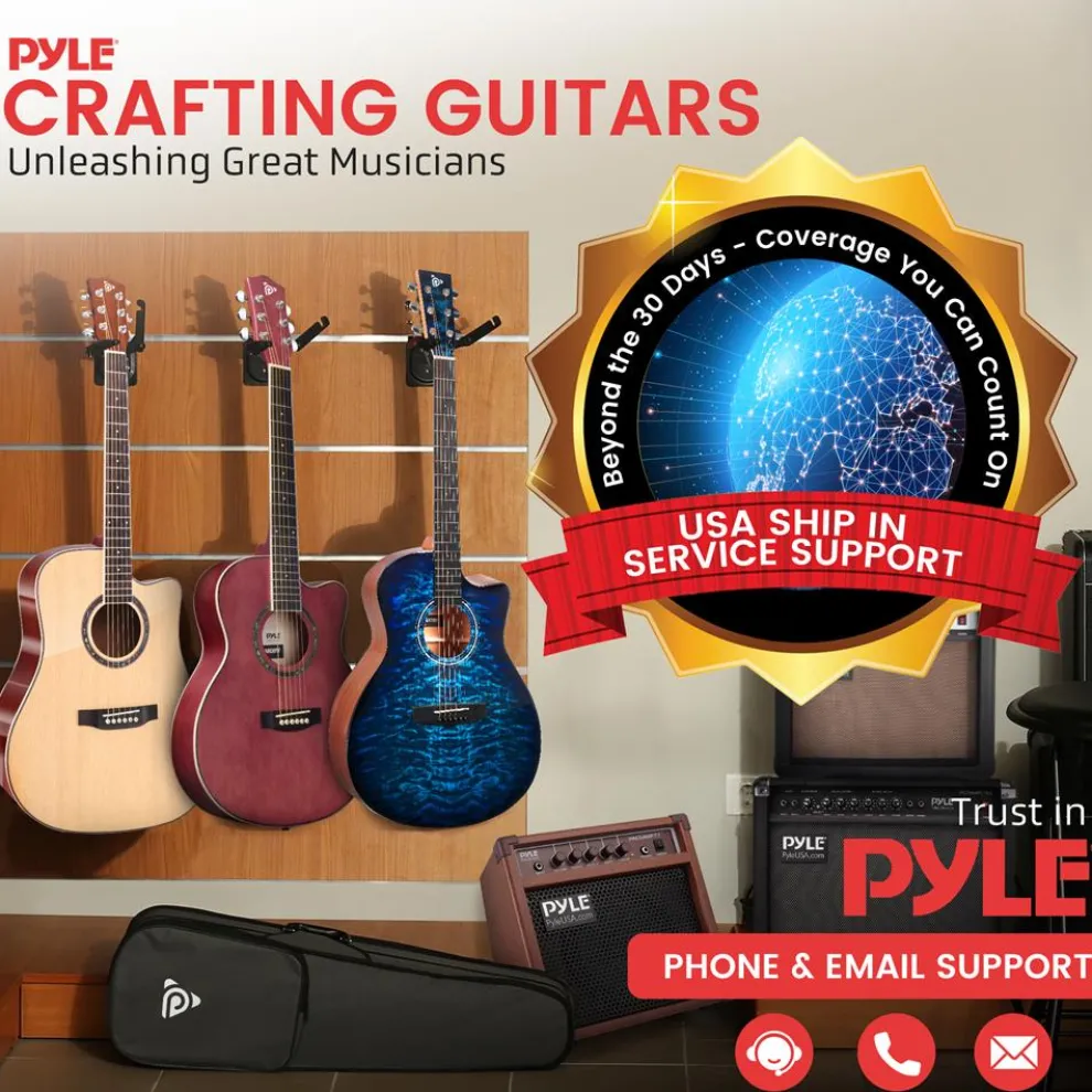 Acoustic Guitar Kit, Beginner-Friendly, 30