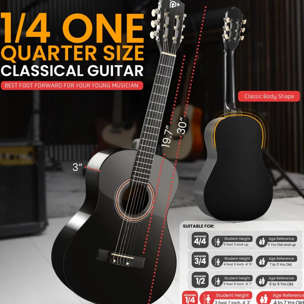 Acoustic Guitar Kit, Perfect for Beginners, 30