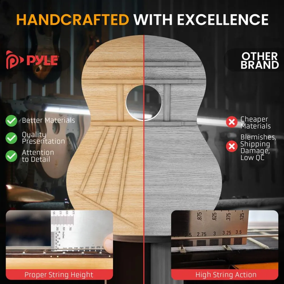 Acoustic Guitar Kit, Easy Play, Cutaway Design, 41