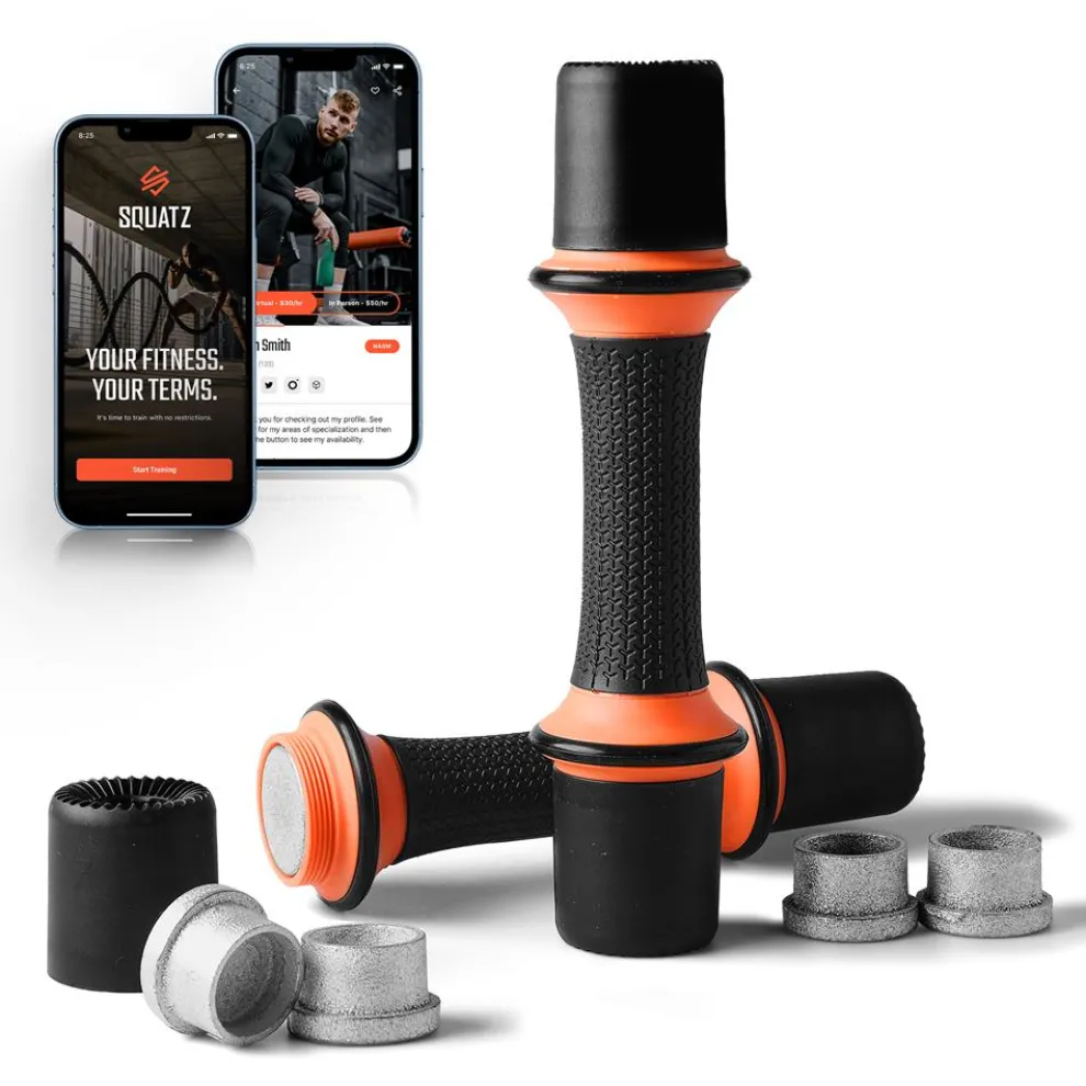 Adjustable Dumbbell Set 5 lbs - Non-Slip Neoprene, Versatile Home Workout