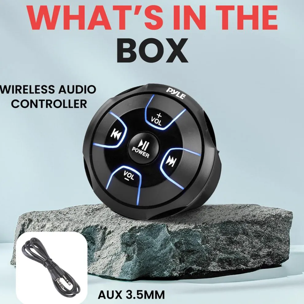 Amplified Wireless Audio Controller 300W Waterproof Marine Receiver