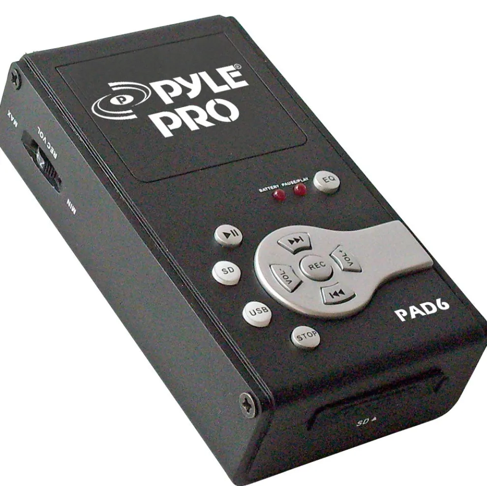 Audio Interface Recorder with USB & SD Card, 4 Inputs, 5V Power Supply
