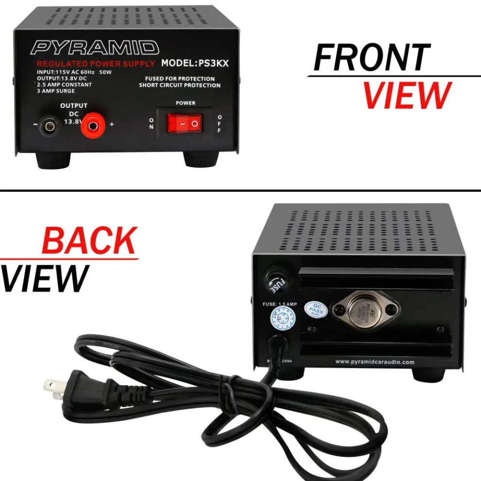 Bench Power Supply 2.5A Linear Regulated 12V Converter 50W