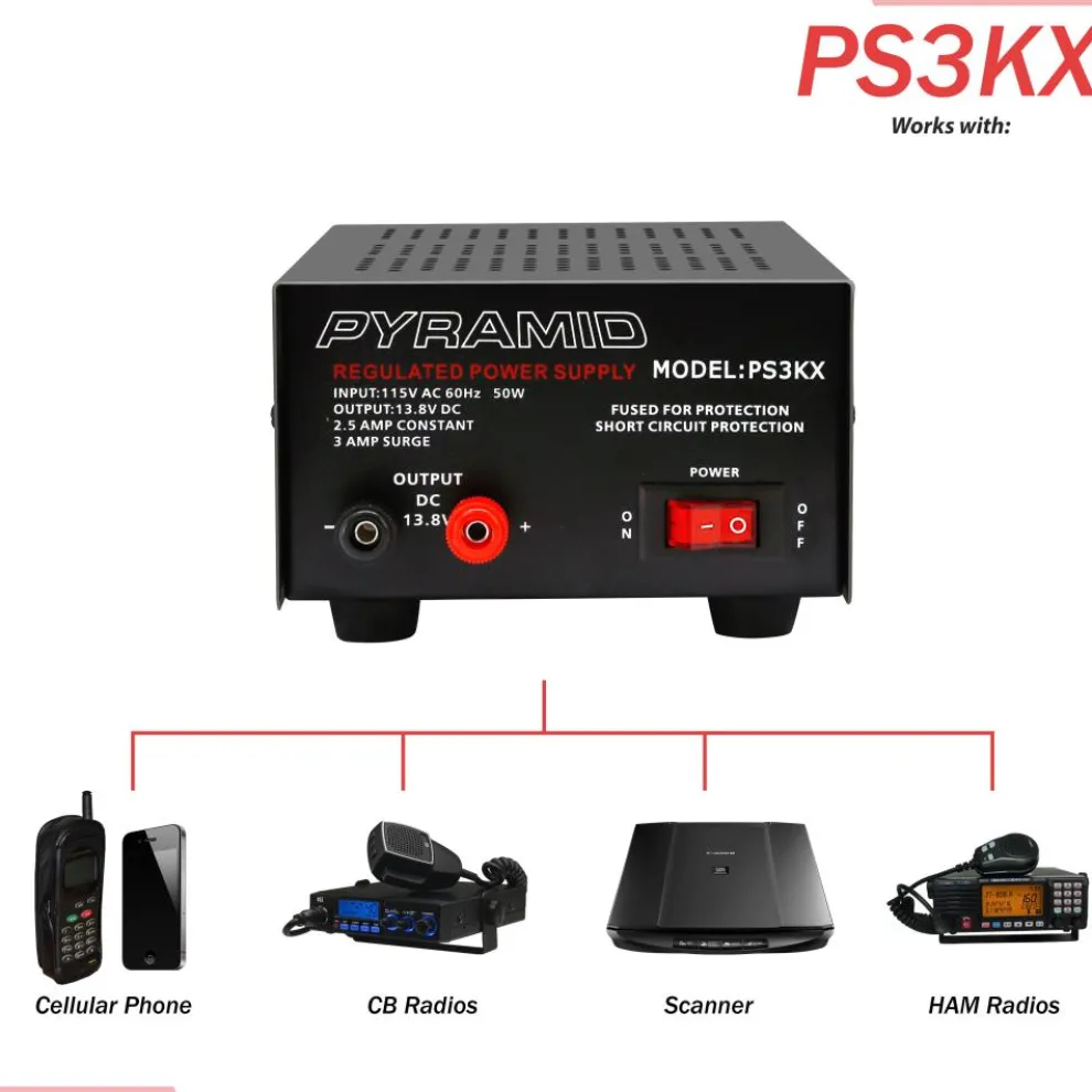 Bench Power Supply 2.5A Linear Regulated 12V Converter 50W