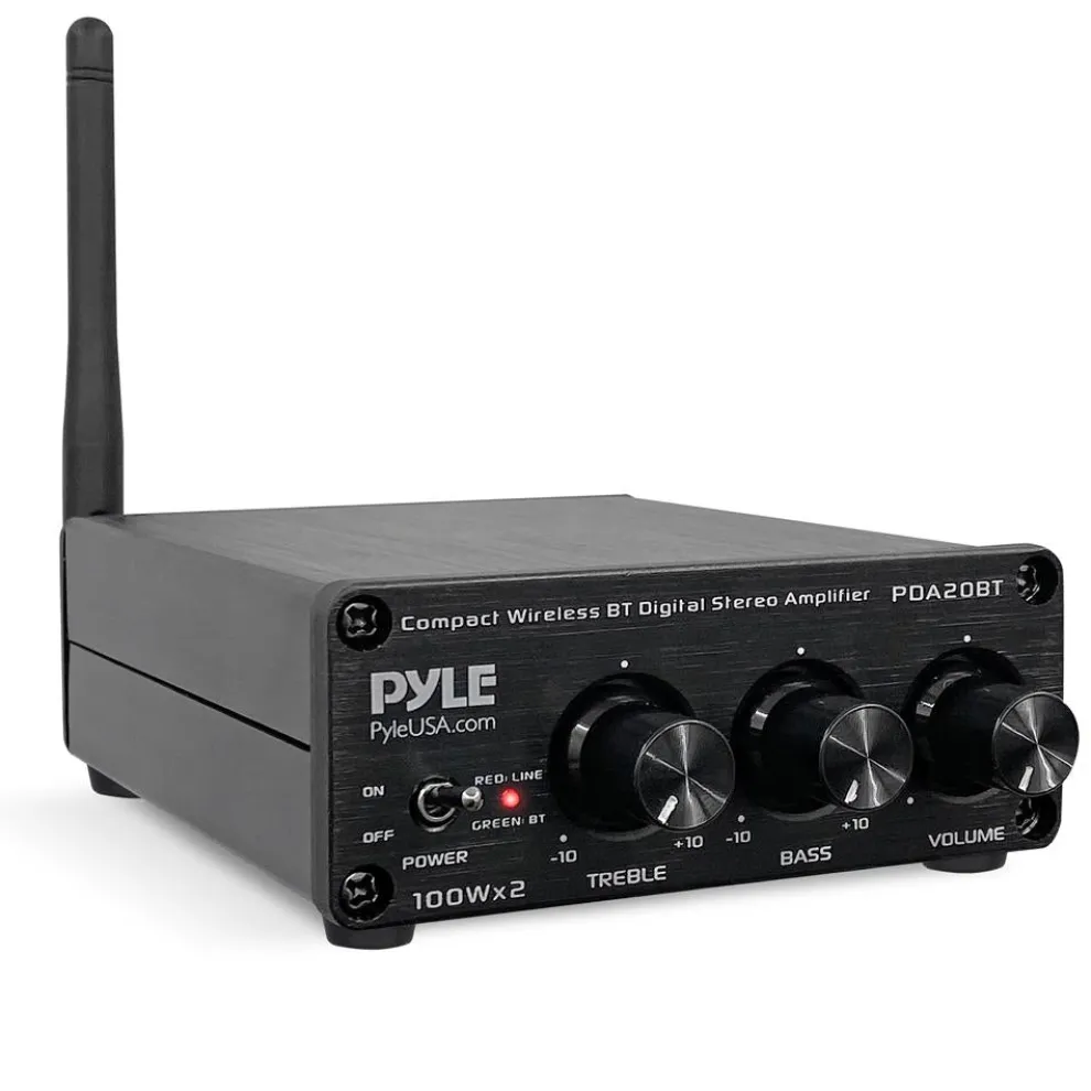 Bluetooth Mini Audio Amplifier 200W Aluminum Compact Wireless Streaming