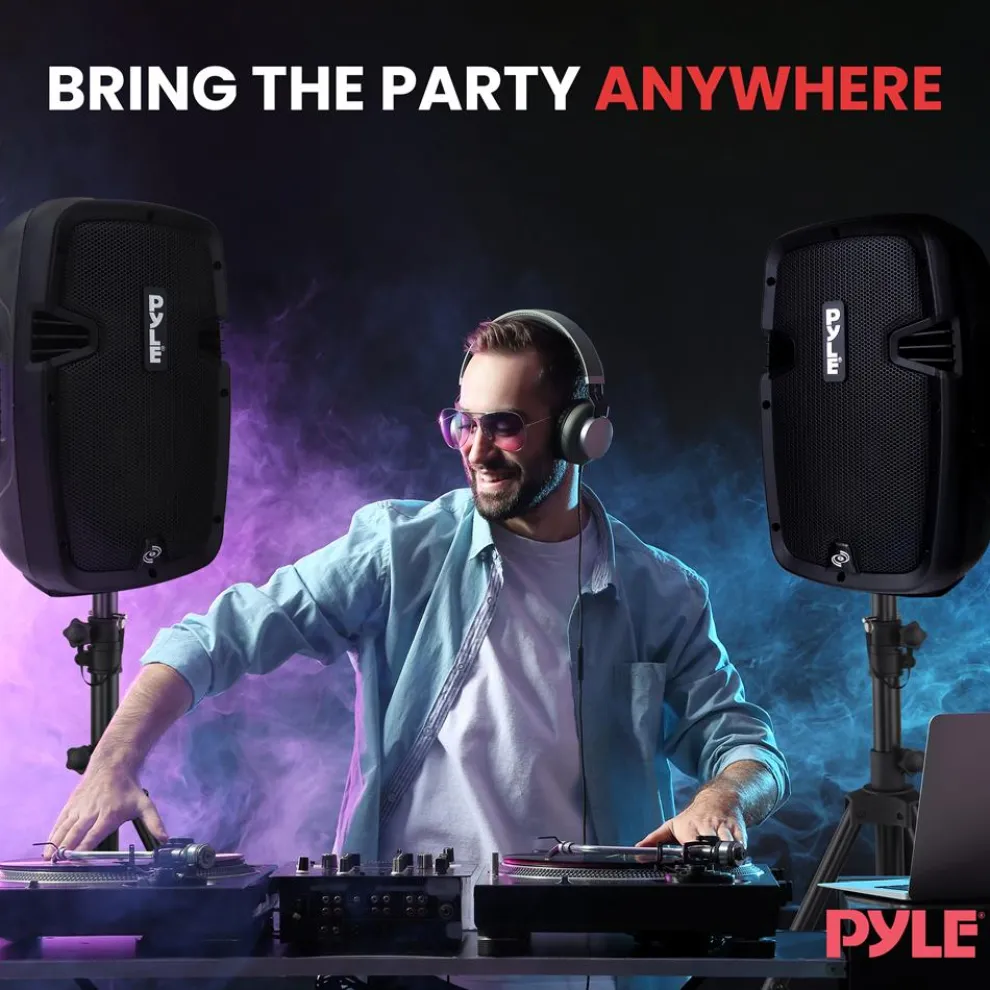 Bluetooth PA Speaker Kit 700W - Dual 8