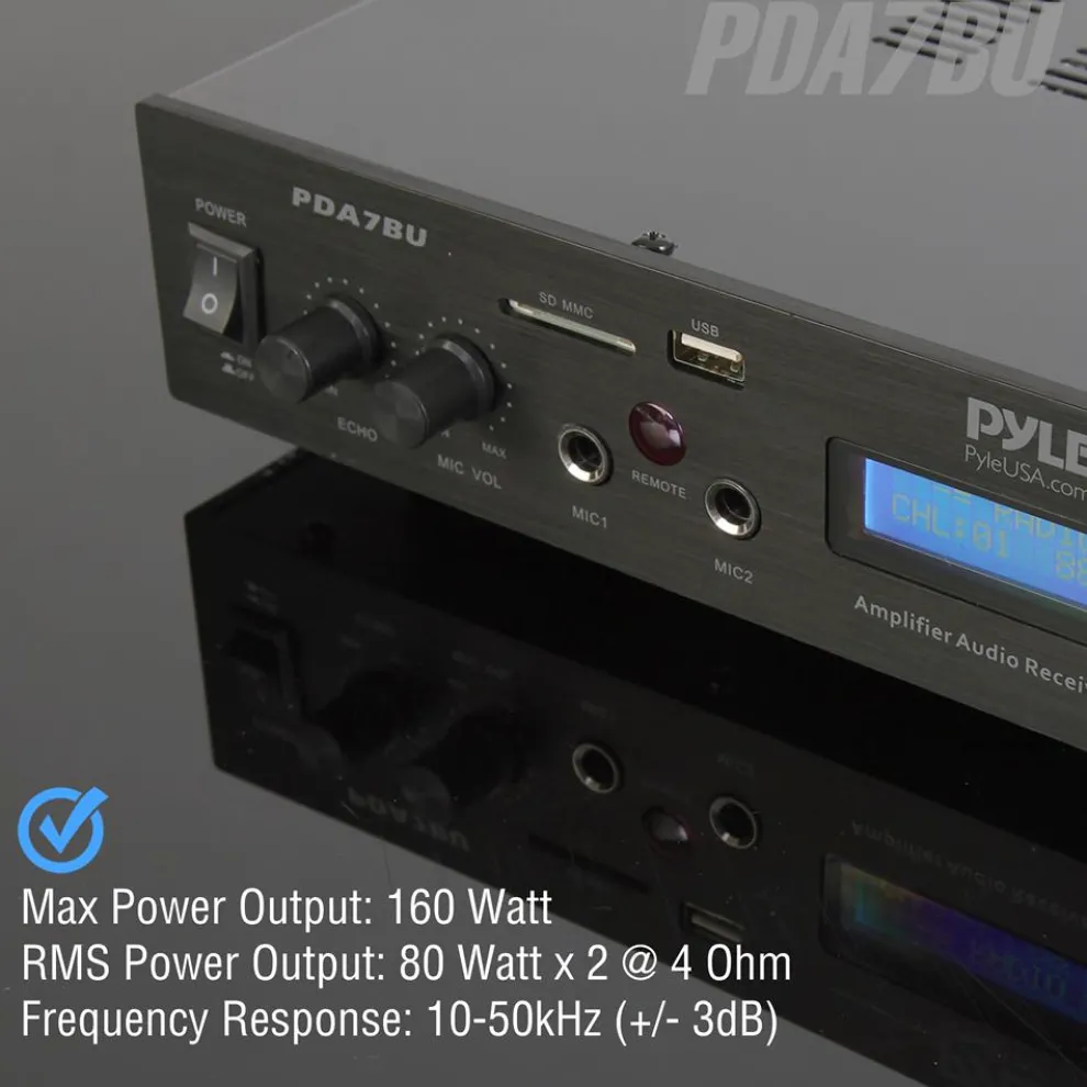 Bluetooth Radio Receiver & Amplifier