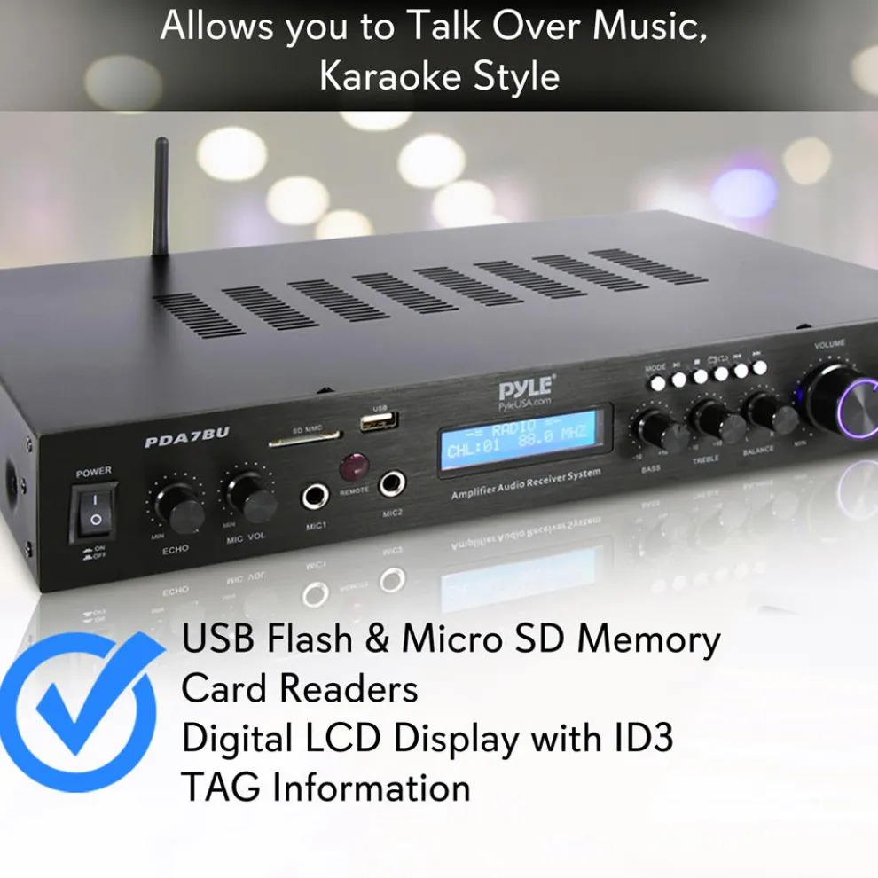 Bluetooth Radio Receiver & Amplifier