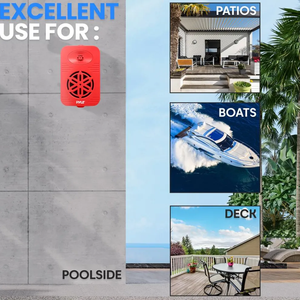 Bluetooth Waterproof Speakers - 300W 4