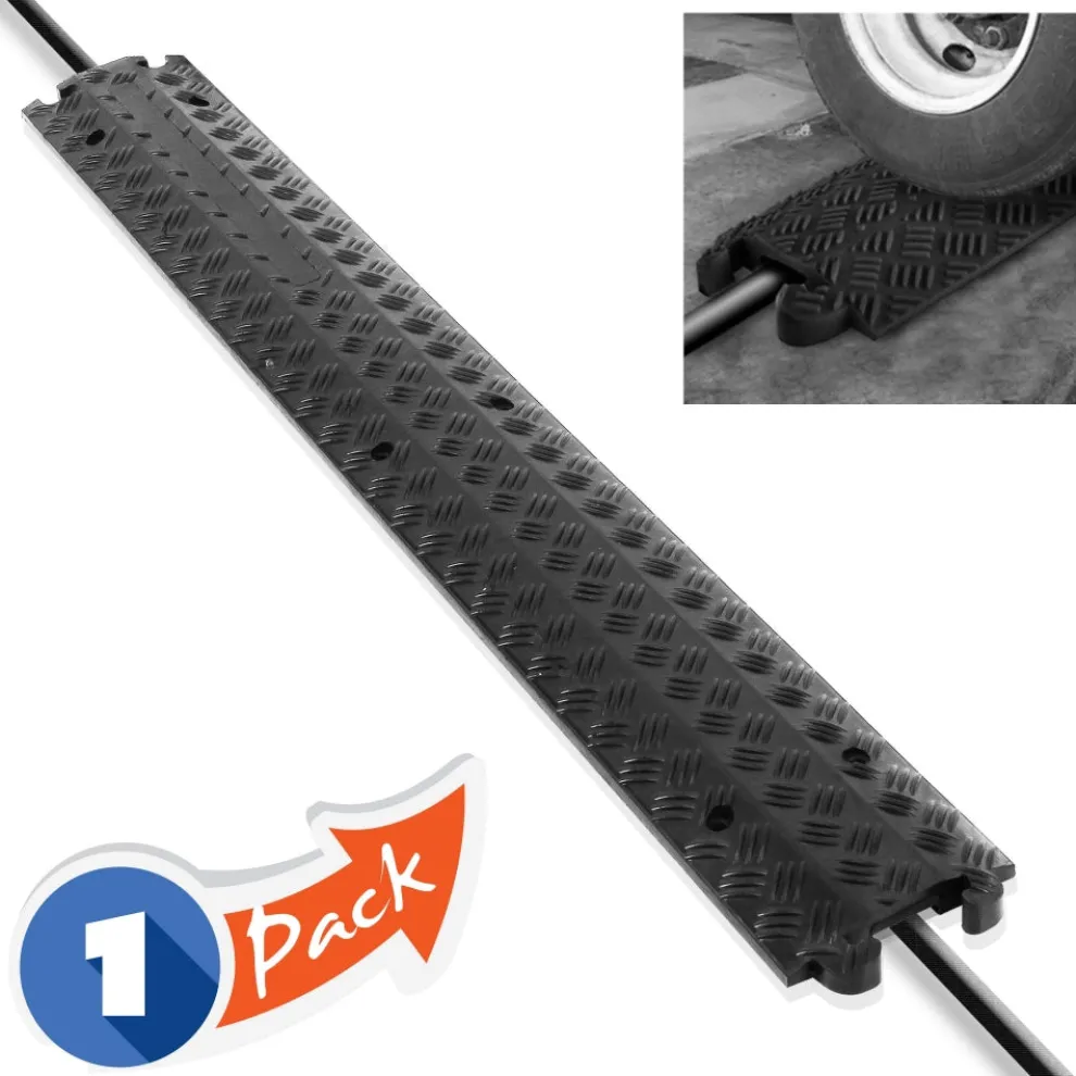 Cable Cover Ramp Safety Track, 1-Ch.