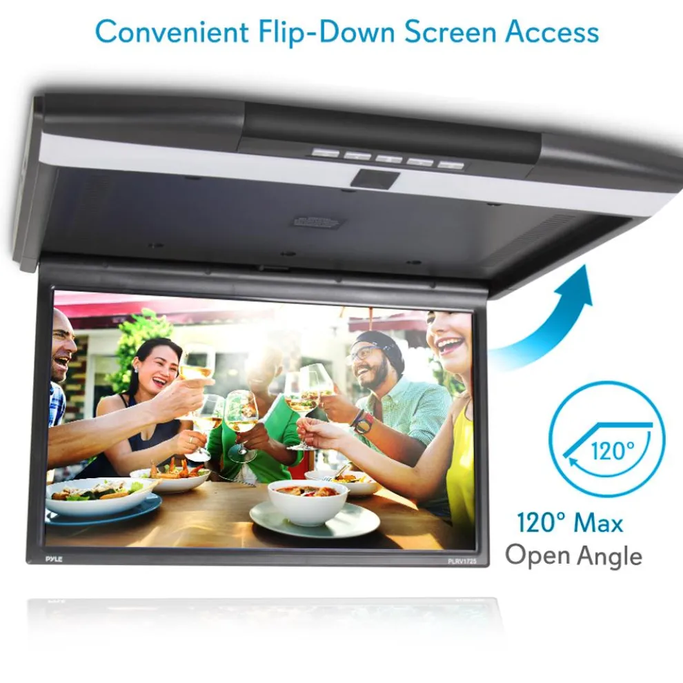 Car Overhead Monitor 1080p LCD 17.3