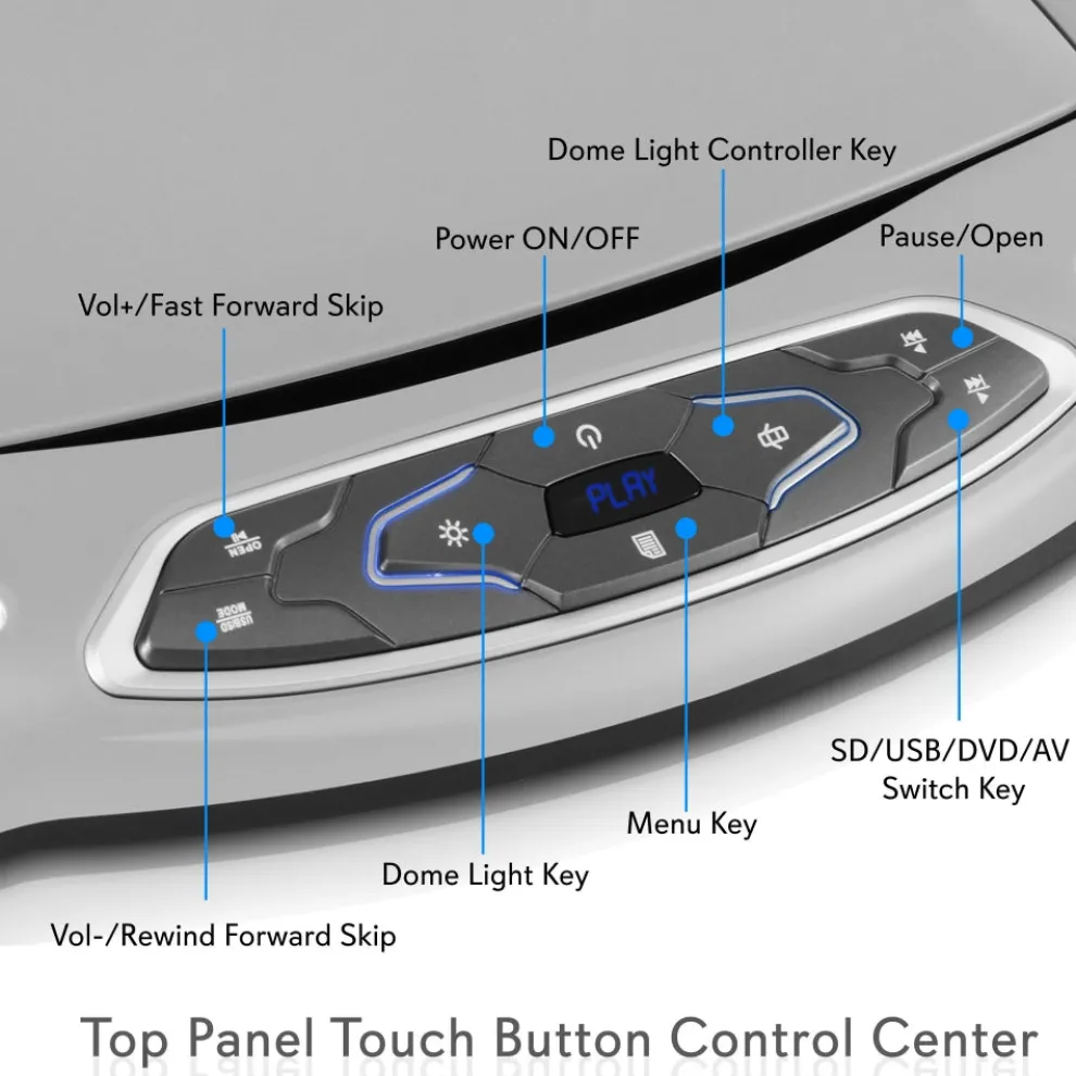 Car Roof DVD Player 13.3