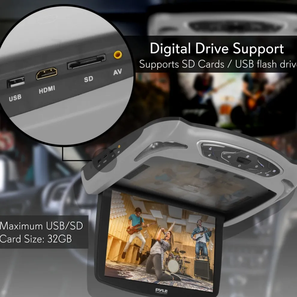 Car Roof DVD Player 13.3