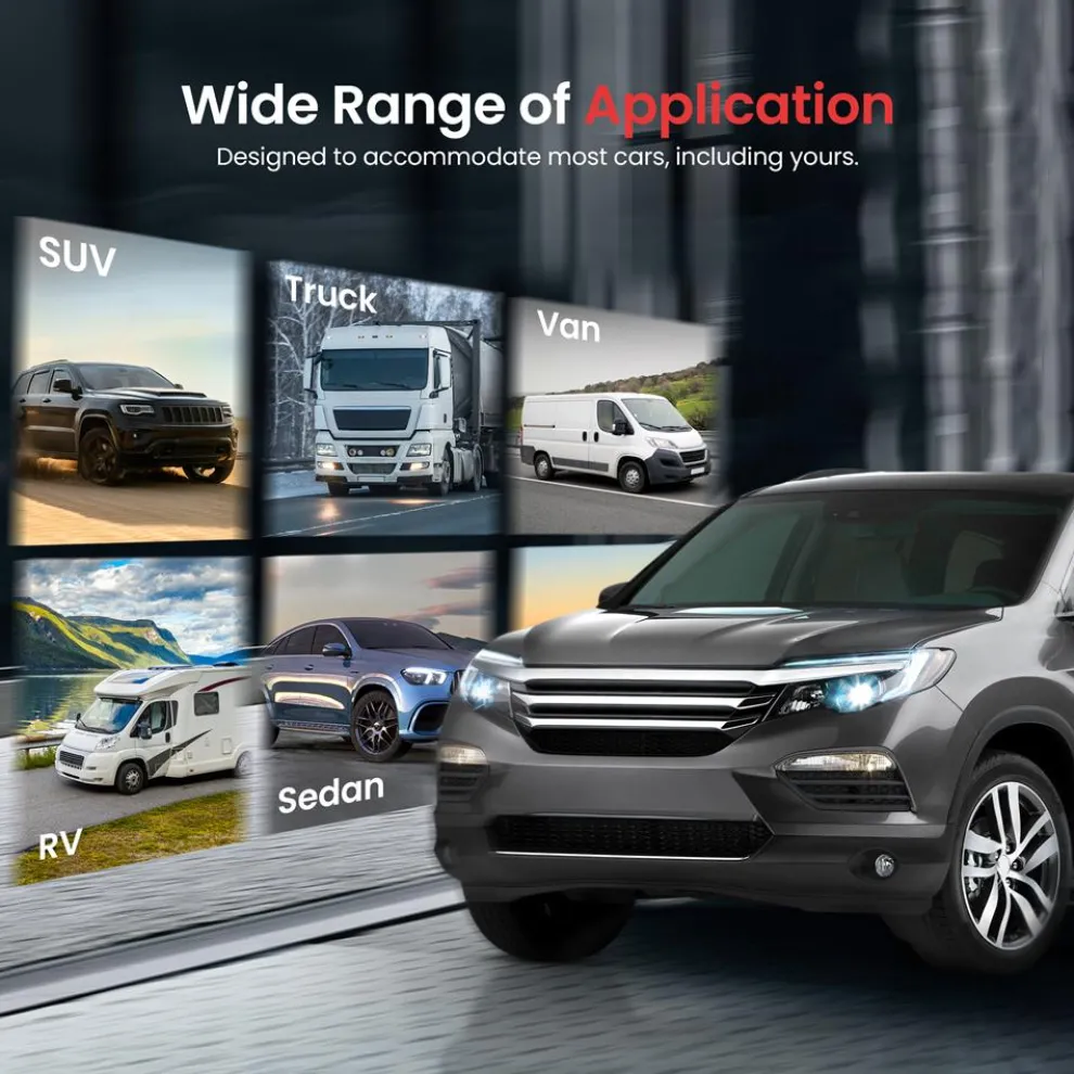 Car Speakers 500W 4-Way Butyl Rubber Surround Blue Pair