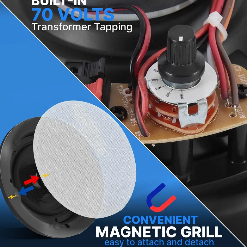 Ceiling Speaker 600W Stereo Sound 8