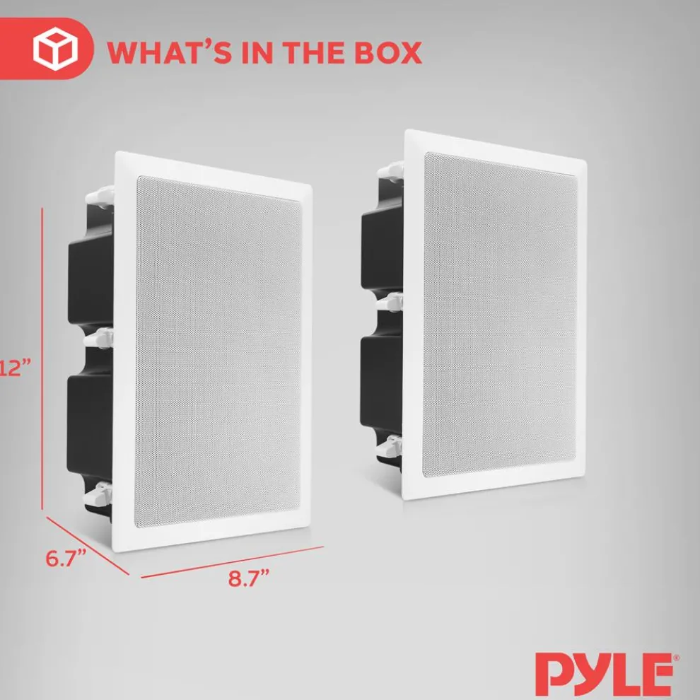 Ceiling Wall Speaker 400W Deep Bass 8