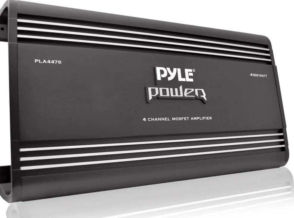 4-Ch. Bridgeable Car Amplifier 4000 Watt