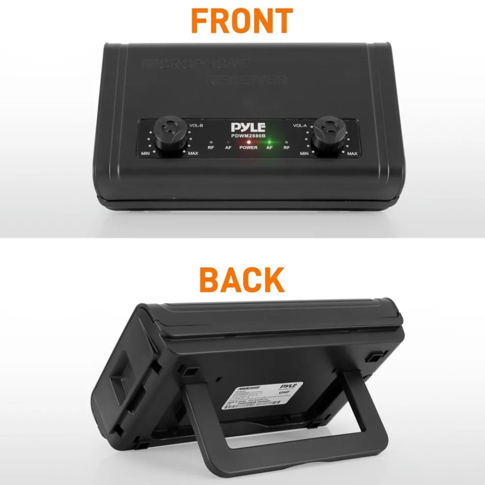 2-Ch. Desktop Wireless Microphone System