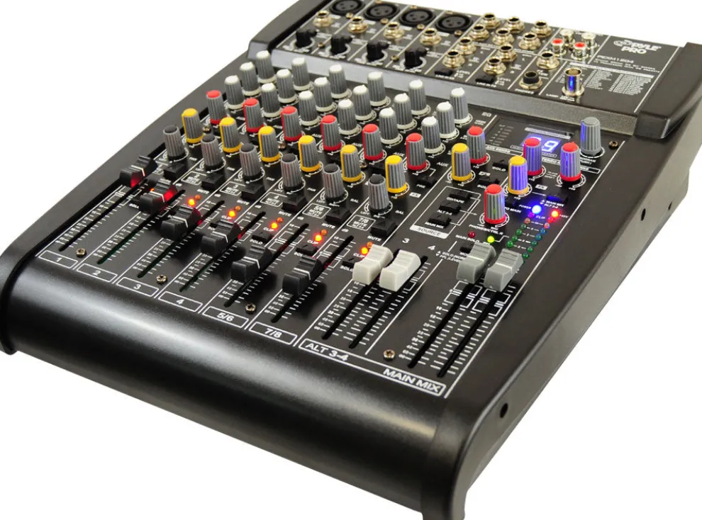 12-Ch. Stereo Mixer With Fx Processor